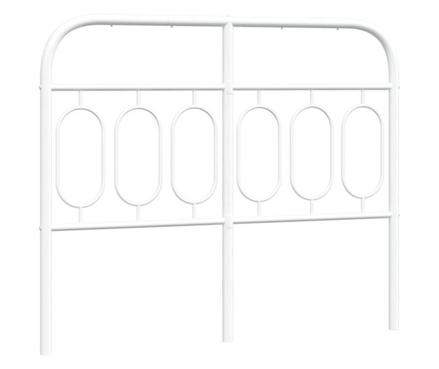 fehér fém fejtámla 120 cm