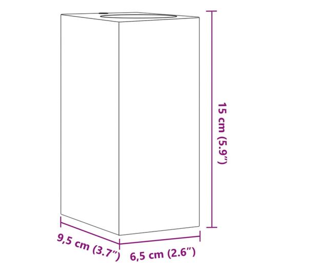 2 db fekete öntött alumínium kültéri falilámpa
