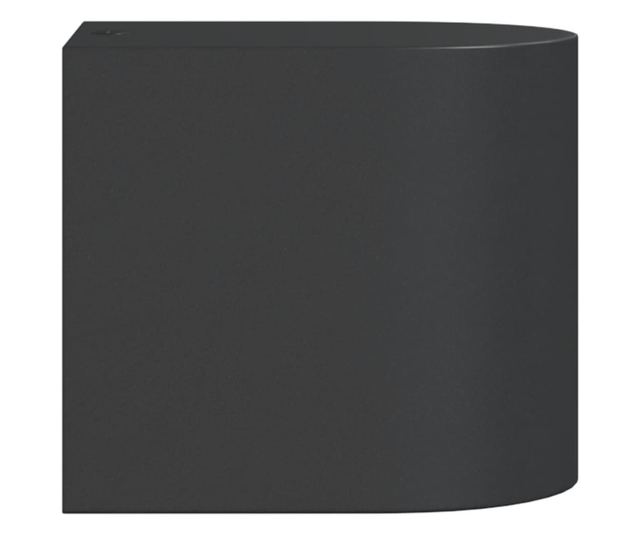 fekete öntött alumínium kültéri falilámpa