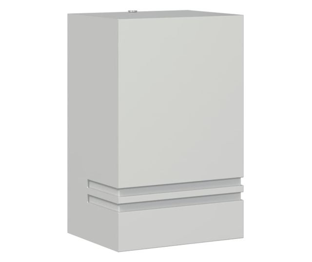 ezüstszínű rozsdamentes acél kültéri falilámpa