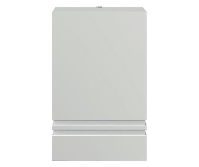 ezüstszínű rozsdamentes acél kültéri falilámpa