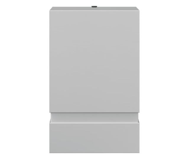 ezüstszínű rozsdamentes acél kültéri falilámpa