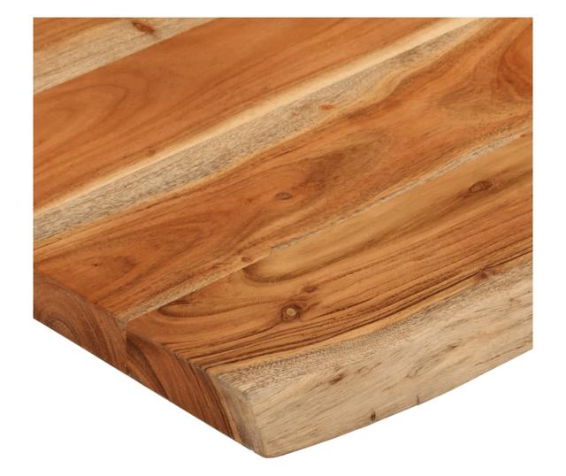 tömör akácfa téglalap alakú asztallap 90x60x2,5 cm