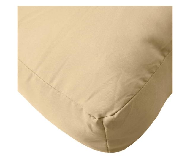 melange bézs szövet raklappárna 60 x 60 x 10 cm