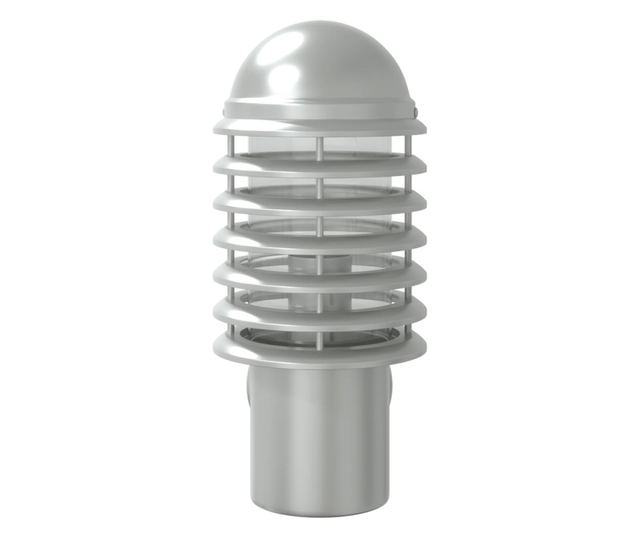 2 db ezüstszínű rozsdamentes acél kültéri falilámpa