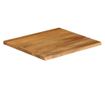 tömör mangófa természetes élű asztallap 60 x 60 x 2,5 cm