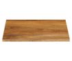 tömör mangófa természetes élű asztallap 60 x 60 x 2,5 cm