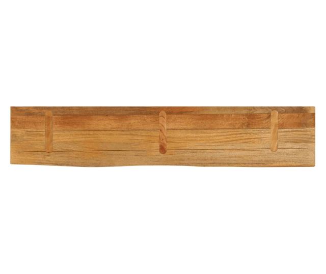 tömör mangófa természetes élű asztallap 160 x 40 x 2,5 cm