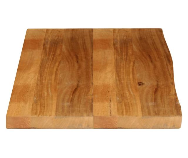 tömör mangófa természetes élű asztallap 100 x 60 x 2,5 cm