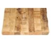 tömör nyers mangófa természetes élű asztallap 100 x 60 x 3,8 cm