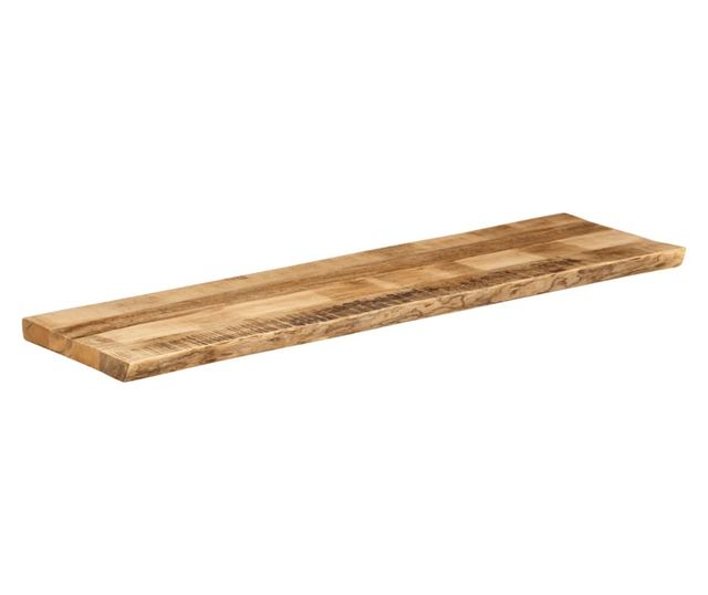 tömör nyers mangófa természetes élű asztallap 180 x 40 x 3,8 cm
