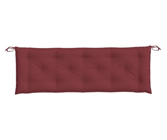 melange bordó szövet kerti padpárna 150 x 50 x 7 cm