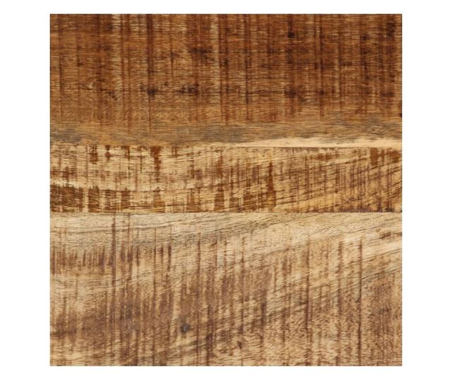 tömör nyers mangófa dohányzóasztal 45 x 45 x 35 cm