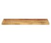 tömör nyers mangófa téglalap alakú asztallap 90x20x2,5 cm