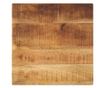 tömör nyers mangófa négyzet alakú asztallap 40x40x2,5 cm