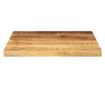 tömör nyers mangófa négyzet alakú asztallap 40x40x2,5 cm