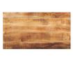 tömör nyers mangófa téglalap alakú asztallap 120x60x1,5 cm