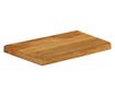tömör mangófa természetes élű asztallap 60 x 20 x 2,5 cm