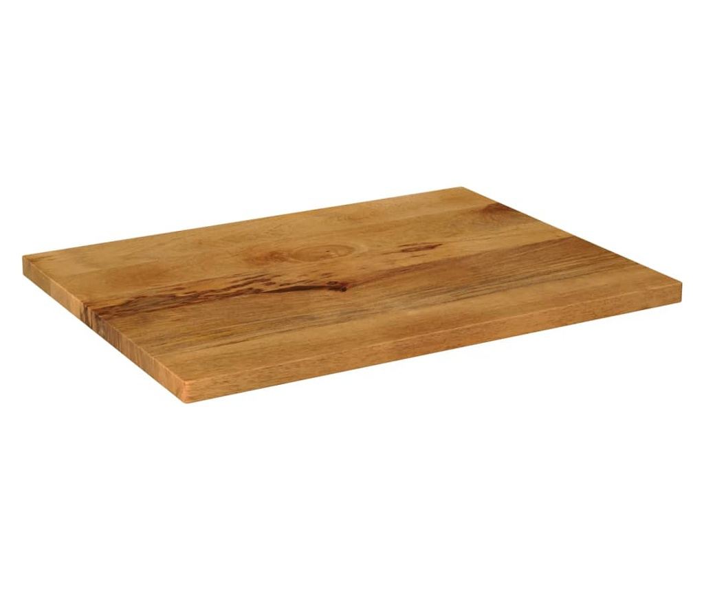 Stolní deska 80 x 60 x 3,8 cm obdélníková mangovníkové dřevo - 2