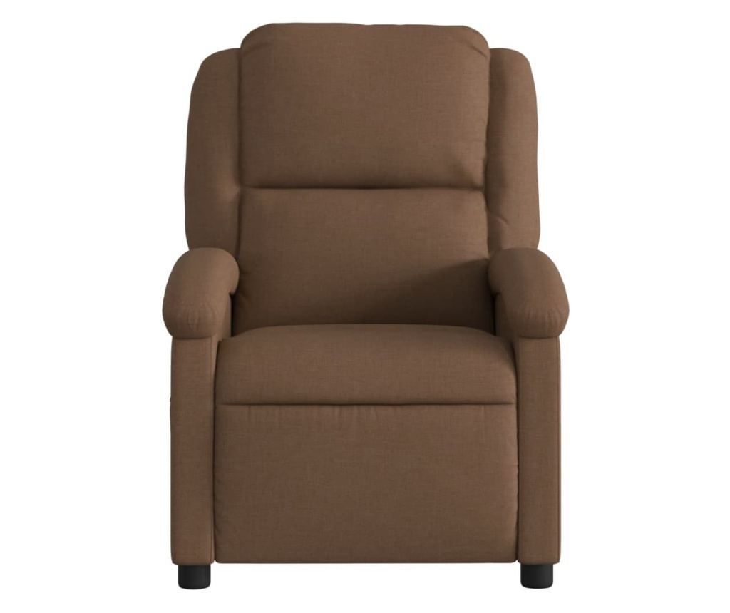 Električni naslanjač na razteg, rjav, blago - 9