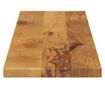 tömör mangófa téglalap alakú asztallap 100x30x3,8 cm