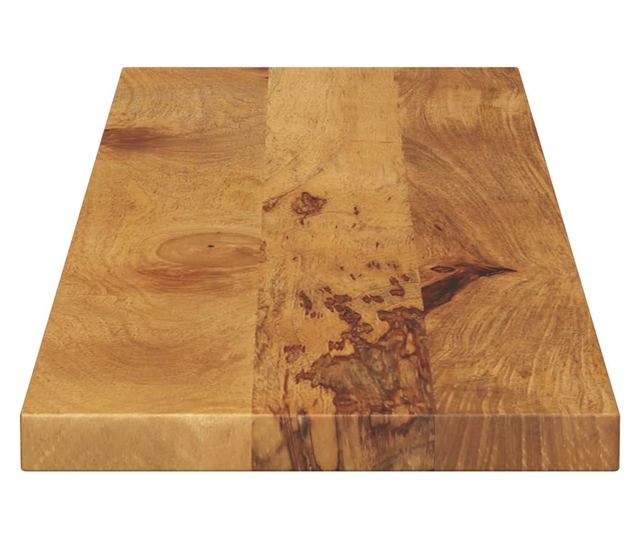 tömör mangófa téglalap alakú asztallap 100x30x3,8 cm