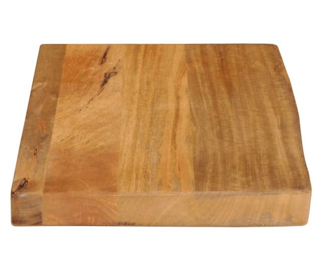 tömör mangófa természetes élű asztallap 50 x 20 x 3,8 cm