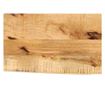 tömör nyers mangófa természetes élű asztallap 40 x 20 x 3,8 cm