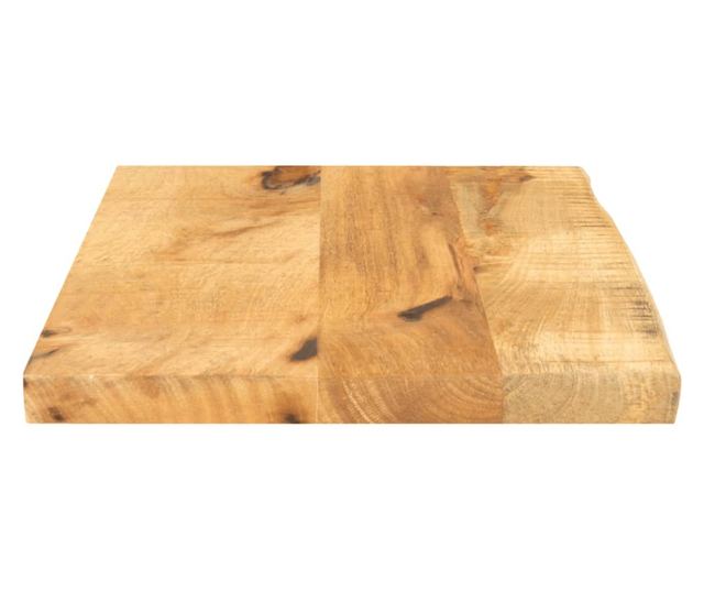 tömör nyers mangófa természetes élű asztallap 40 x 20 x 3,8 cm