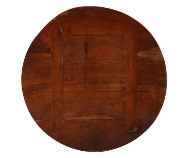 tömör újrahasznosított fa kerek asztallap Ø40x1,5 cm