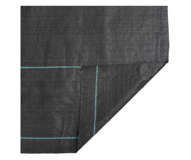 fekete PP talajtakaró membrán 1,5x200 m