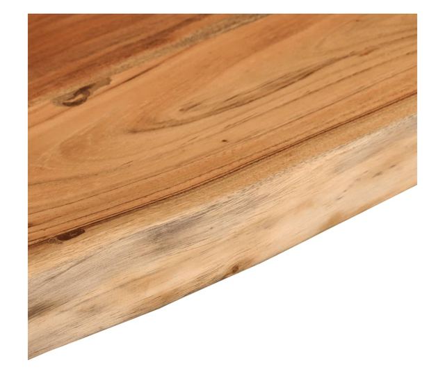 tömör akácfa téglalap alakú fali polc 50 x 20 x 2,5 cm