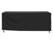 fekete 420D vízálló kerti bútorhuzat 240x140x90 cm