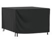 fekete 420D vízálló kerti bútorhuzat 135 x 135 x 90 cm