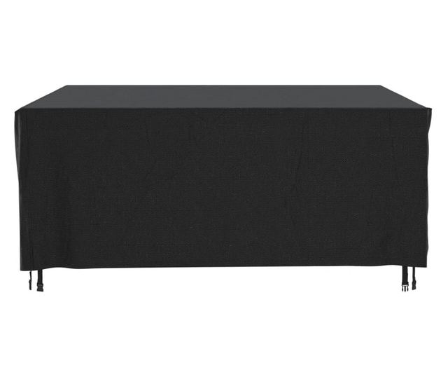 fekete 420D vízálló kerti bútorhuzat 250x210x90 cm