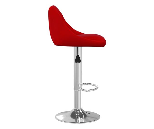 Barski stol, vinsko rdeča, žamet