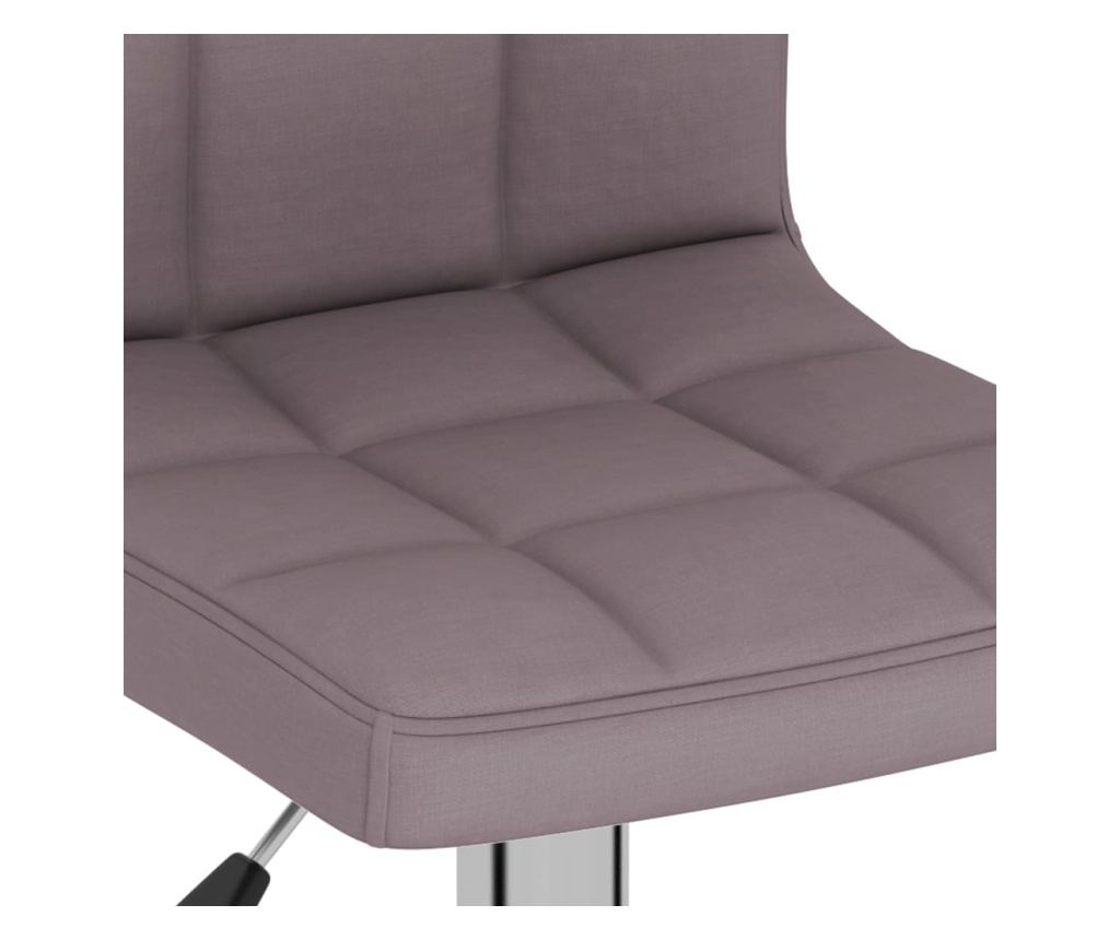 Barski stol, taupe siva, blago - 7