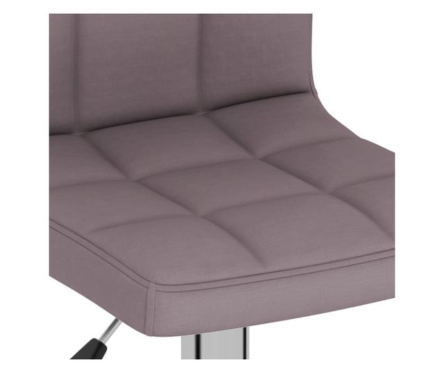 Barski stol, taupe siva, blago