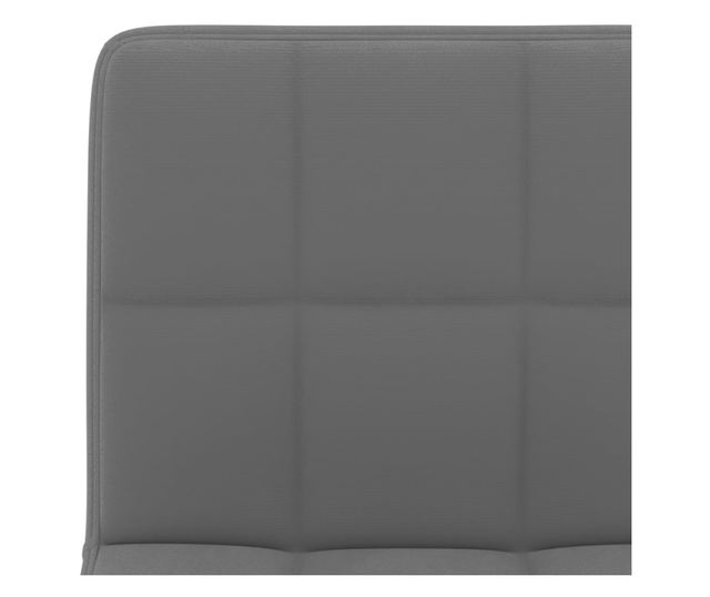 Barski stol, temno siv, žamet