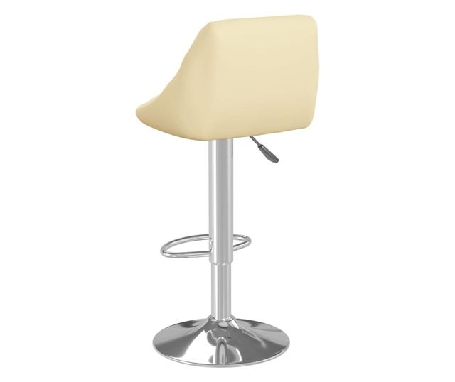 Barski stoli, 2 kosa, kremni, umetno usnje