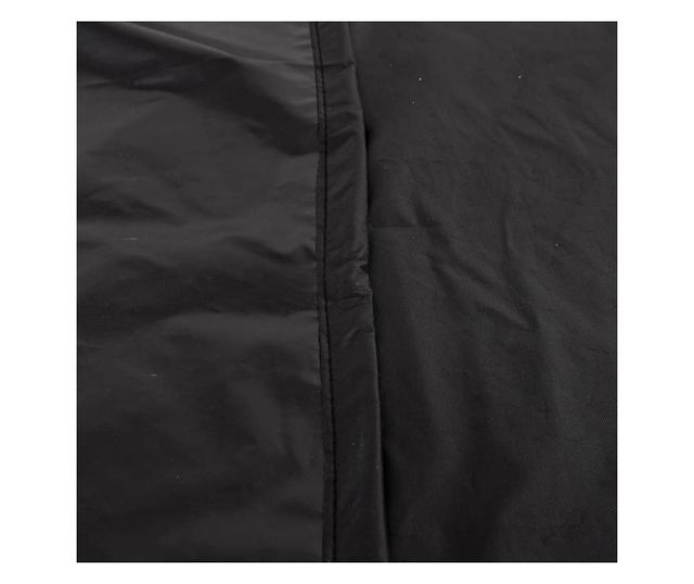 fekete 420D vízálló kerti bútorhuzat 240x140x90 cm