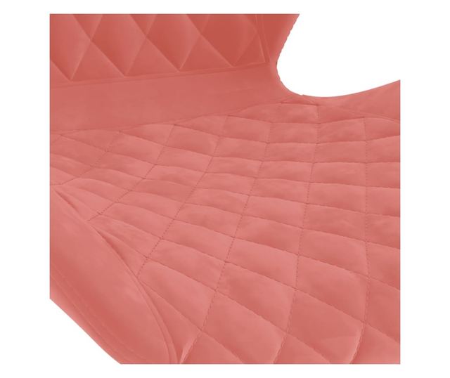 Barski stoli, 2 kosa, roza, žamet