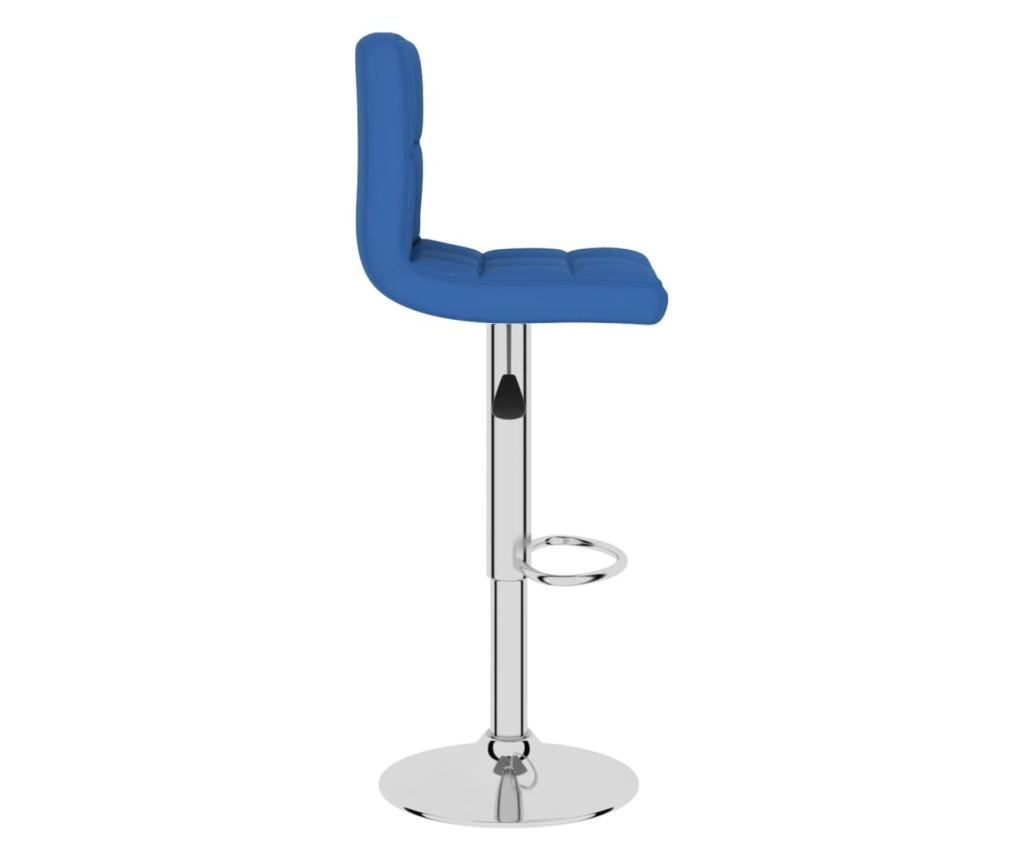 Barski stol, moder, tekstilni material - 4