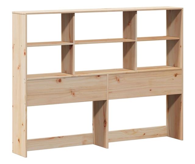 tömör fenyőfa fejtámla tárolóval 140 cm