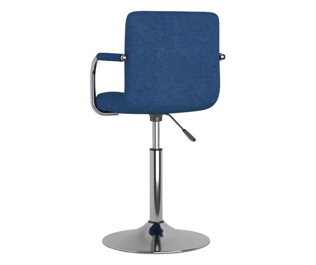 Barski stol, moder, tekstilni material