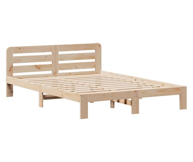 tömör fenyőfa ágy matrac nélkül 120 x 190 cm