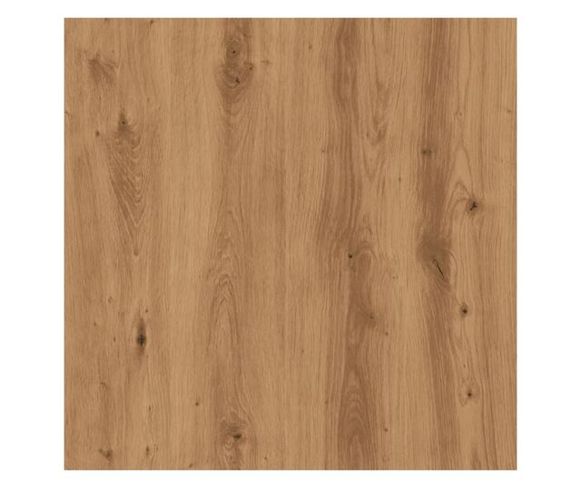 kézműves tölgy színű szerelt fa mosdószekrény 80 x 33 x 60 cm