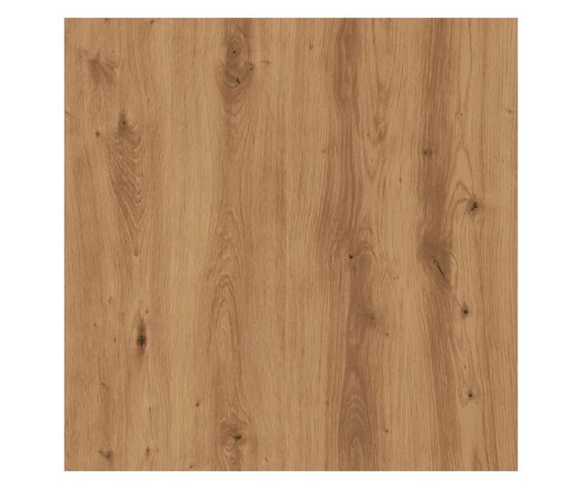 2 db kézműves tölgy falra szerelhető TV-szekrény 100x30x30 cm