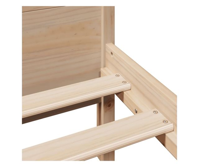 tömör fenyőfa ágy matrac nélkül 160 x 200 cm