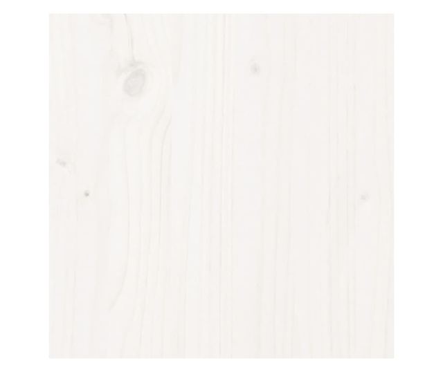 fehér tömör fenyőfa ágy matrac nélkül 135 x 190 cm